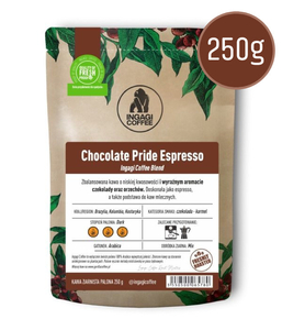 Kawa ziarnista Ingagi Coffee Chocolate Pride Espresso 250g - opinie w konesso.pl
