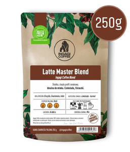 Kawa ziarnista Ingagi Coffee Latte Master Blend 250g - opinie w konesso.pl