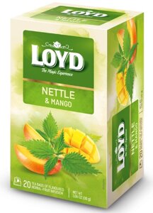 Herbatka ziołowo-owocowa Loyd Nettle & Mango - pokrzywa i mango 20x1,5g - opinie w konesso.pl