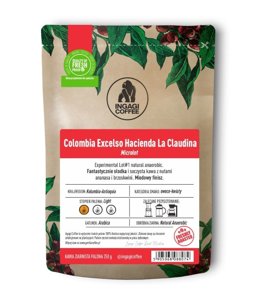 Kawa ziarnista Ingagi Coffee Colombia Excelso Hacienda La Claudina 250g - opinie w konesso.pl
