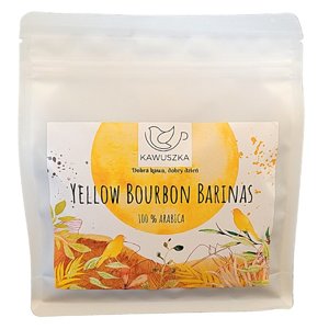 Kawa ziarnista Kawuszka Brazylia Yellow Bourbon Barinas PRZELEW 250g - opinie w konesso.pl