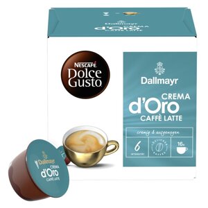Kapsułki NESCAFÉ® Dolce Gusto® Dallmayr Crema d'Oro Caffè Latte 16 sztuk - opinie w konesso.pl