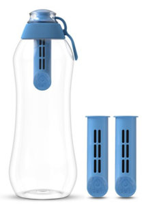 Butelka filtrująca wodę Dafi 0,7 L + 2 filtry - Niebieski - opinie w konesso.pl